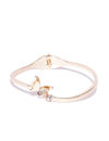 YouBella Rose Gold-Plated Stone-Studded Bracelet