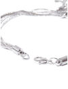 YouBella Women Silver-Plated Stone-Studded Link Bracelet