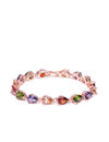 YouBella Rose Gold -Plated Stone-Studded Link Bracelet