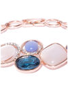 YouBella Women Rose Gold-Plated Stone-Studded Link Bracelet