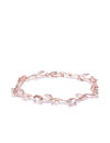 YouBella Women Silver-Plated Stone-Studded Link Bracelet