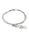 YouBella Women 2 Silver-Toned Silver-Plated Kada Bracelet