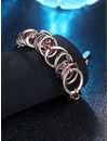 Valentine Gift for Girlfriend/Wife : YouBella Jewellery Stylish Rose Gold Plated Bangle Bracelet for Girls and Women