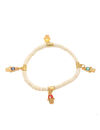 YouBella Jewellery Evil Eye Bracelet for Girls and Women (White) (YBBN_91783)