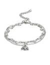 YouBella Jewellery Charm Bracelet Bangle for Girls and Women (Silver) (YBBN_91972)