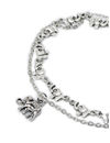 YouBella Jewellery Charm Bracelet Bangle for Girls and Women (Silver) (YBBN_91972)