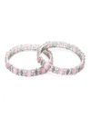 YouBella Jewellery Celebrity Inspired Silver Plated American Diamond Bangles for Girls and Women (Pink) (YBBN_91985) (2.4)