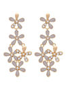 Valentine Gifts : YouBella Jewellery Gold Plated Earrings for Girls and Women (Golden-White)