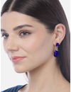 YouBella Jewellery Valentine Collection Earrings for Girls and Women (Dark BLUE)