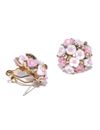 YouBella Resin Stud Earrings Earrings for Women (White-Pink)(YBEAR_31457)