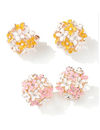 YouBella Jewellery Presents Gracias Collection Floral Earrings Tops for Girls and Women (Combo-3)