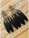 YouBella Jewellery Bohemian Feather Dangler Earrings For Girls and Women