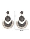 YouBella Jewellery Oxidised Afghani Combo Earrings For Girls and Women