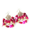 YouBella Fashion Jewellery Bohemian Earrings for Girls and Women (Pink)