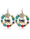 YouBella Fashion Jewellery Bohemian Earrings for Girls and Women (Blue)