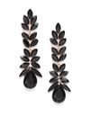 YouBella Jewellery Valentine Collection AAA Swiss Zircon Earings Earrings for Girls and Women (Grey-Black)