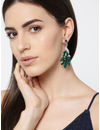 YouBella Jewellery Valentine Collection AAA Swiss Zircon Peacock Earings Fashion Earrings for Girls and Women (Green)