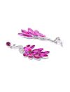 YouBella Jewellery Valentine Collection AAA Swiss Zircon Peacock Earings Fashion Earrings for Girls and Women (Pink)