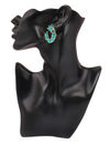 YouBella Jewellery Earings Crystal Earrings for Girls and Women (Green)