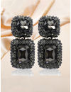 YouBella Base Metal Jewellery Stylish Latest Design Crystal Black Earrings for Girl's and Women's