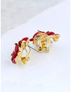 YouBella Jewellery Earrings for women Earrings for Girls and Women (Red)