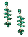 YouBella Jewellery Earings Crystal Drop Earrings for Girls and Women (Green)