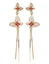 YouBella Jewellery Earings Butterfly Earrings for Girls and Women (Style 4)