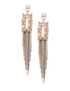 YouBella Jewellery Earings Crystal Tassel Handmade Earrings for Girls and Women (Brown)