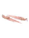 YouBella Jewellery Earings Crystal Tassel Handmade Earrings for Girls and Women (Peach)