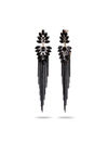 YouBella Jewellery Earings Crystal Tassel Handmade Earrings for Girls and Women (Black)