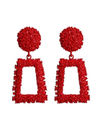 YouBella Jewellery Celebrity Inspired Handmade Earrings for Girls and Women (Red)