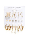 YouBella Jewellery Celebrity Inspired Gold Plated Earrings Combo for Girls and Women (Style 8)