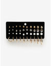 YouBella
Set Of 32 Gold-Toned Contemporary Studs Earrings