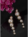 YouBella Jewellery Celebrity Inspired Pearl Long Dangler Earrings for Girls and Women (White) (YBEAR_32956), Large