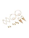 YouBella Jewellery Celebrity Inspired Gold Plated Earrings Combo for Girls and Women (Style 8)