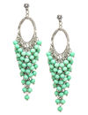 YouBella Earrings for women Jewellery Crystal Earings Earrings for Girls and Women (Green)