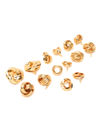 YouBella Fashion Jewellery Gold Plated Combo of 7 Pair of Stud Earrings for Girls and Women (Gold) (YBEAR_33135)