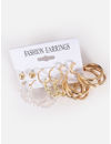 YouBella Women Set of 12 Gold-Plated Stud/Huggie/Hoop Earring