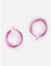 YouBella Fashion Jewellery Hoop Earrings for Girls and Women (Pink)