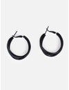 YouBella Fashion Jewellery Hoop Earrings for Girls and Women (Black)