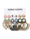 YouBella Fashion Jewellery Gold Plated Ear rings Combo of Earrings for Girls and Women (Style 3)