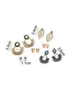 YouBella Fashion Jewellery Gold Plated Ear rings Combo of Earrings for Girls and Women (Style 3)