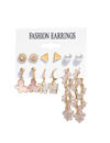 YouBella Fashion Jewellery Gold Plated Ear rings Combo of Earrings for Girls and Women (Style 5)