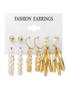 YouBella Fashion Jewellery Gold Plated Ear rings Combo of Earrings for Girls and Women (Style 4)