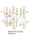 YouBella Fashion Jewellery Gold Plated Ear rings Combo of Earrings for Girls and Women (Style 1)