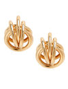 YouBella Jewellery Celebrity Inspired Gold Plated Stud Tops Earrings for Girls and Women (Style 7)