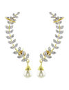 YouBella Stylish Party Wear Jewellery Gold Plated Cuff Earrings for Women (Golden)(YBERC_30A)
