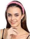 YouBella Pink Lace Layered Hairband