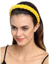 YouBella Yellow Layered Hairband