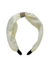 YouBella White Embellished Hairband